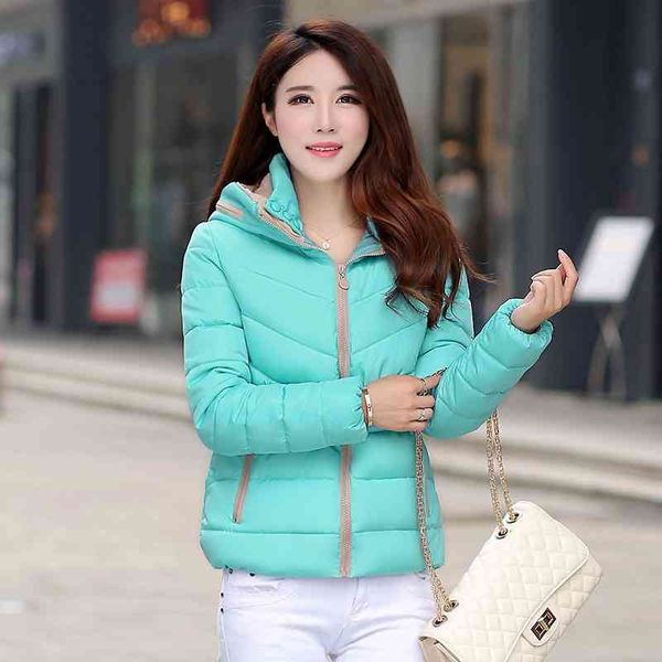 

2019 new autumn and winter off-season cotton padded clothes women's special price middle-aged korean lightweight short down, Black