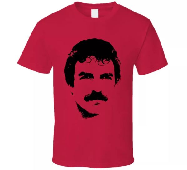 

magnum pi retro tv tom selleck t shirt, White;black