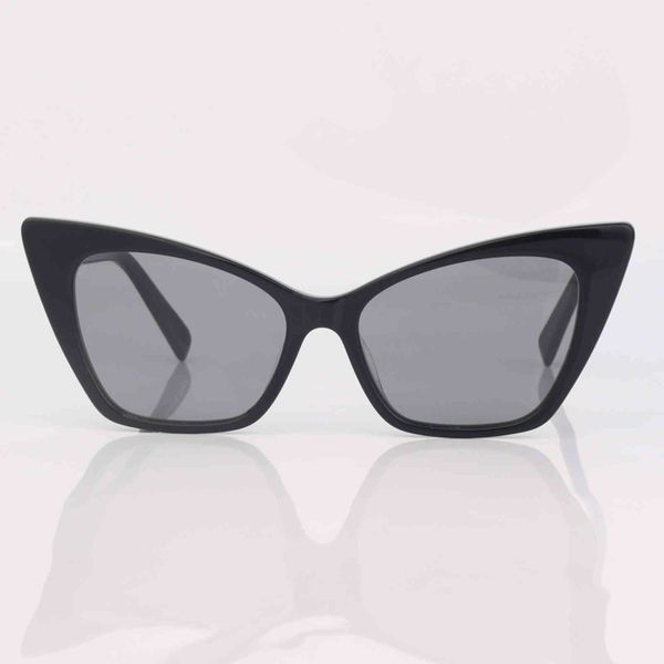 

acetate black cat eye sunglass women3ocy, White;black