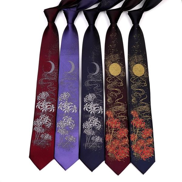 

bow ties male tie female retro personality necktie sprinkle gold and silver star embroidery accessories for men woman, Black;gray