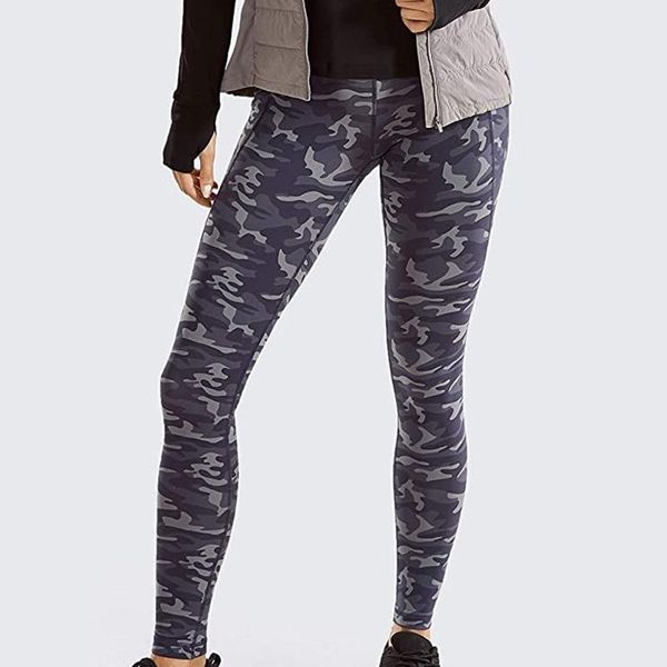 

women's leggings 2021 workout out camouflage womens for leggins slim stretch trouser deportes sports running pants #t2g, Black