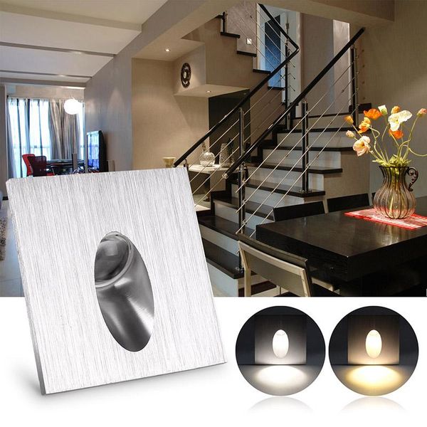 

wall lamp rectangle/round/square led recessed light home lightiing basement bulb porch pathway