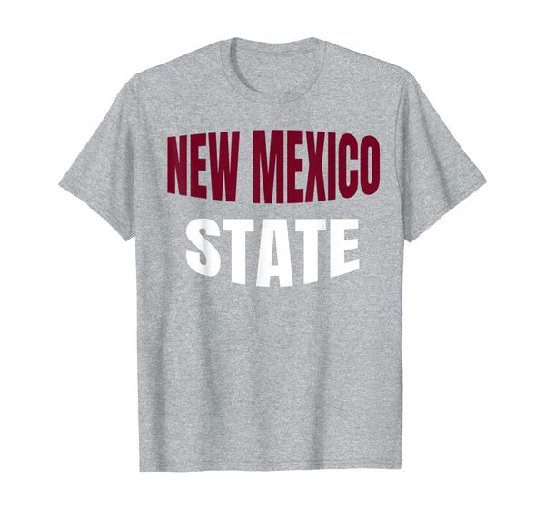 

new mexico state t-shirt, White;black
