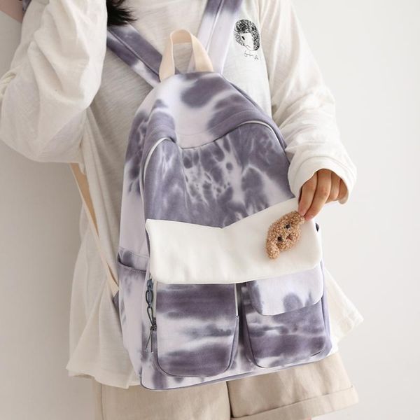 

backpack fashion spray women's female school bags for teenage girls high student women 2021 korean ladies