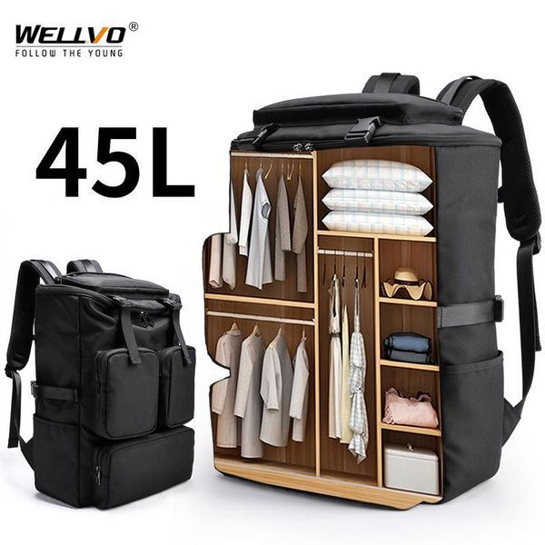 

backpack black men large capacity 17inch lapbusiness school man travel mountaineering bag mochila xa914c