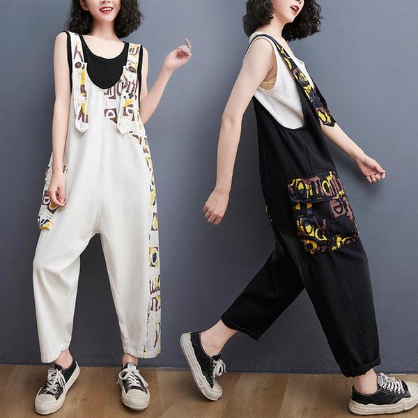 

women's jeans women sleeveless wide leg jumpsuit rompers pants with pockets long trousers suspenders overalls -2xl, Blue