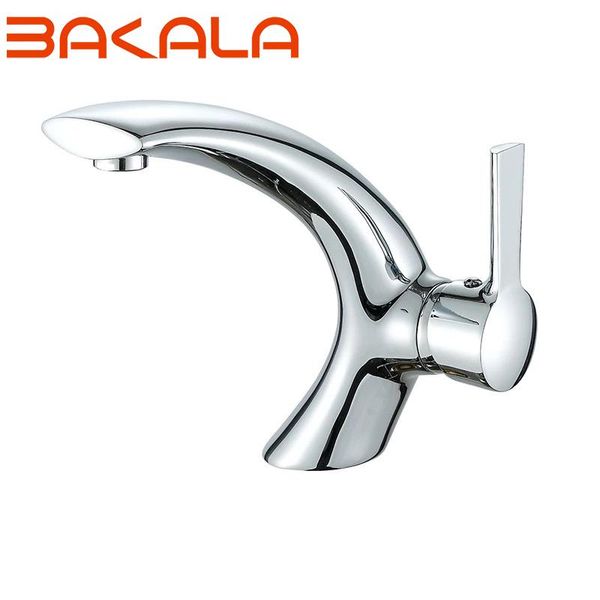

bathroom sink faucets bakala basin faucet mixer tap chrome deck mounted water kranen torneira do anheiro 6141