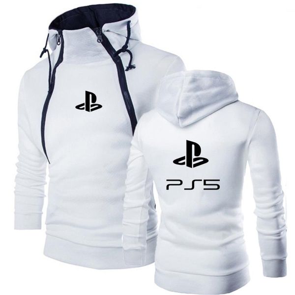 

men's hoodies & sweatshirts 2021 playstation harajuku style leisure men pullover brand hooded sweatshirt classic tracksuit warm slim, Black