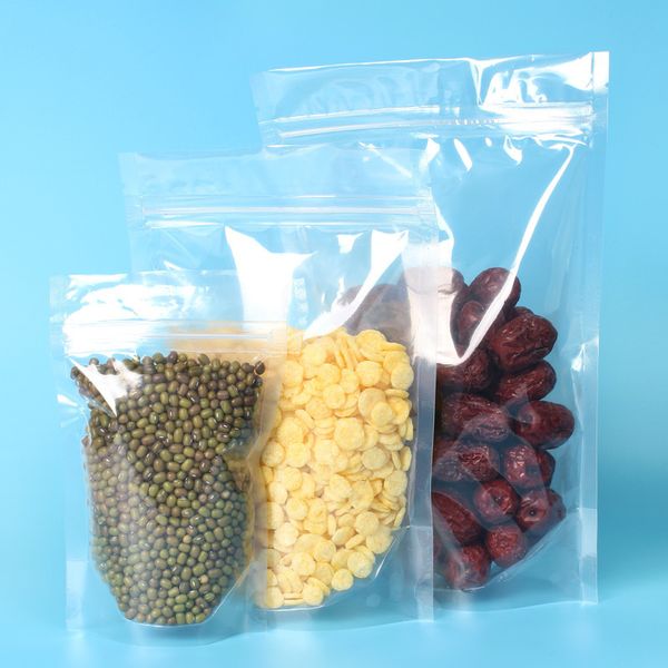 

sales plastic manufacturer direct stand up doypack self seal zipper pouch bag