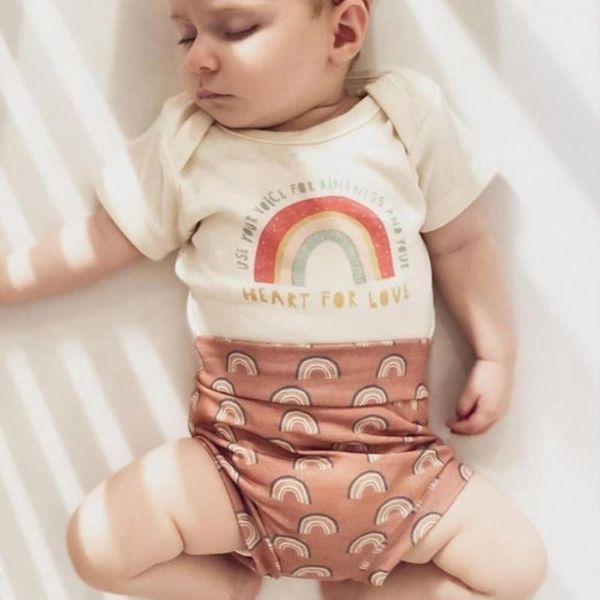 

jumpsuits baby cartoon bodysuit infant girls summer sleeveless rainbow jumpsuit born boy clothes kids outfits toddler onesie 0-24m, Blue