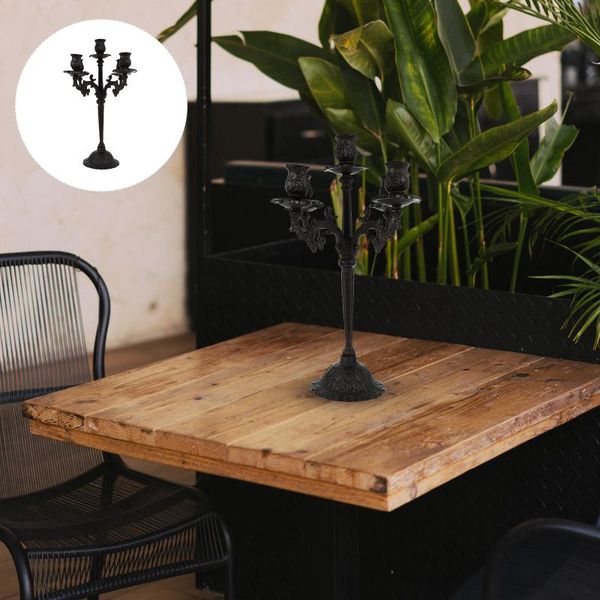 

candle holders 1pc tablecandlestick elegant home chic tealight holder bronze