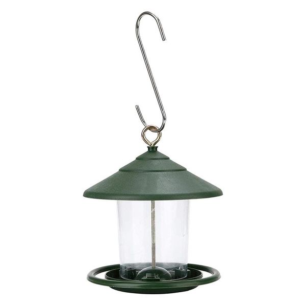 

other bird supplies wild feeder, hanging feeder with roof, gazebo feeders for outside garden yard decoration 20x16cm