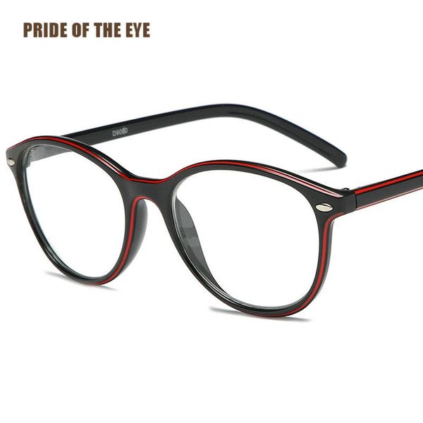 

fashion sunglasses frames designer optical glasses frame women men spectacle clear lens myopia rivet eyeglasses lunette de vue, Black
