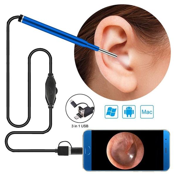 

3.9mm lens smaller hd ear cleaning android usb skin pore nose check inspection mini ip cameras