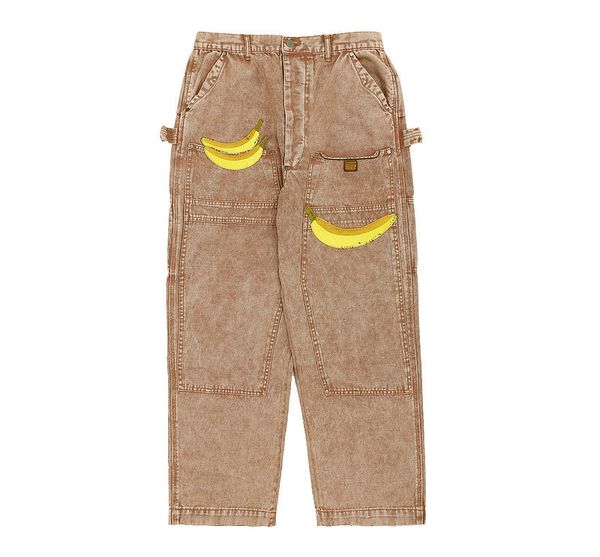 

new 2021 embroidery patchwork straight jeans men women couple jeans hip-hop high street jeans men, Black