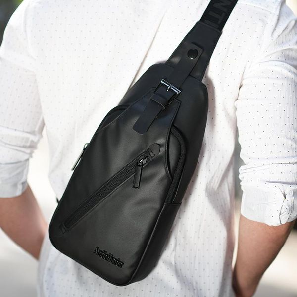 

arctic men's bag fashion waterproof oxford cloth shoulder student chest distribution messenger waist bags