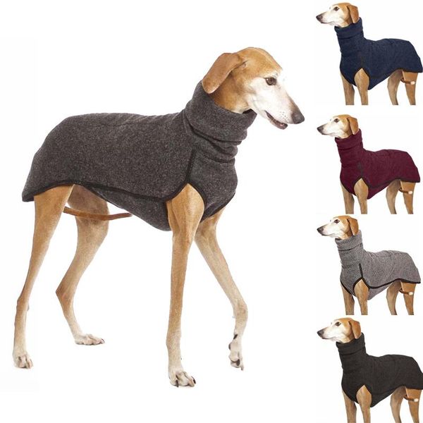 

est high collar medium big dog coat jacket for large dogs great dane greyhound pitbull clothing pets clothes ubranka dla psa apparel
