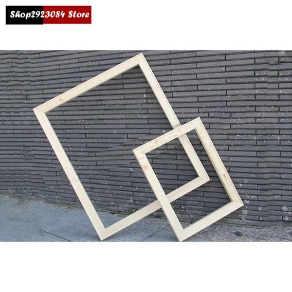 

frames s/m/l solid wood oil painting frame decor art style picture for canvas nature diy