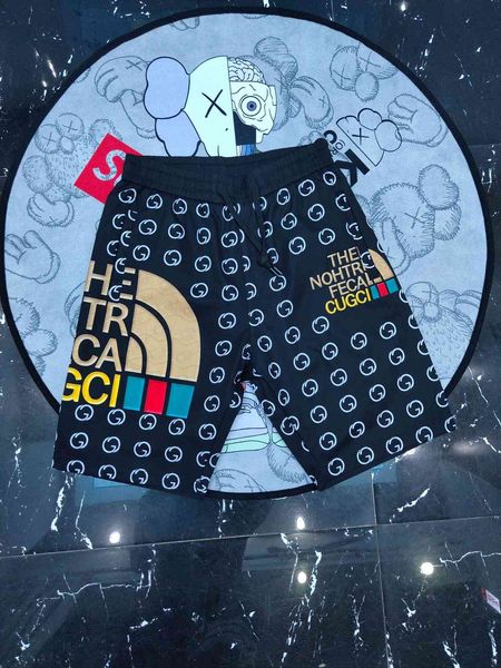 

shorts product g family spring and summer 2021 color lettered manyin sports pants, White;black