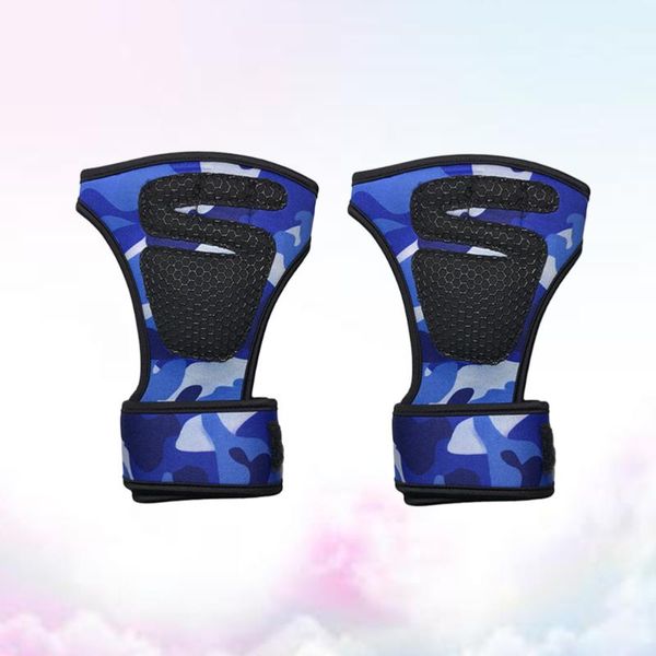 

pair gym training grips straps palm care equipment wristband grip belt wrist support wrapping brace for pull-up trainin, Black;red