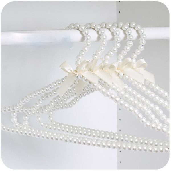 

pearl hanger transparent fairy home storage girl cute light luxury children clothes hanging decorative objects & figurines