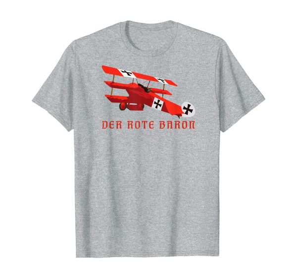 

Red Baron Fokker DR1 Triplane WWI Fighter Plane Gift T-Shirt, Mainly pictures