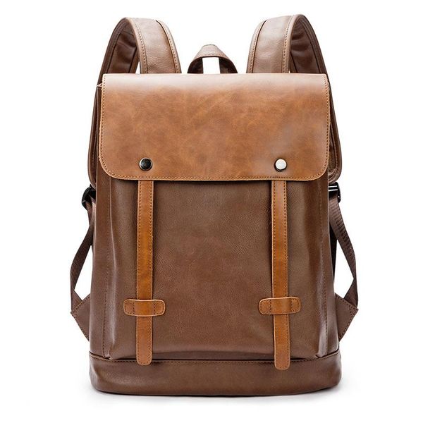 

backpack fashion retro tide men women leisure travel school bag criss-cross cover mochila lapstudent