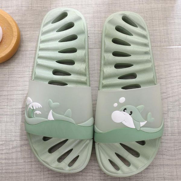 

design ladies slippers water leaking quick-drying bathroom home women shoes lovely anime woman massage, Black