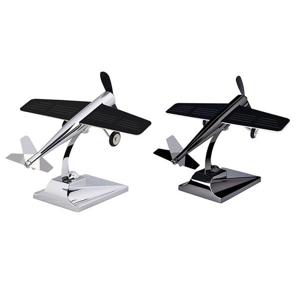 

car air freshener solar decoration energy aircraft model powered kit