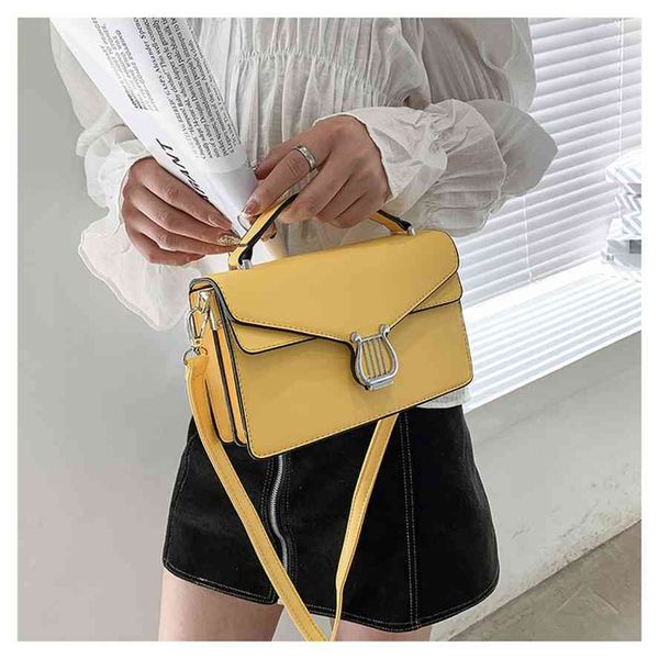 

women's 2021 new lock portable small square bag
