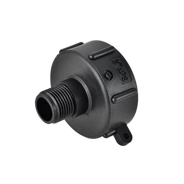 

watering equipments 2pcs s60x6 thread to 3/4" ibc fittings garden hose pipe connector for 1000l water tank adapter
