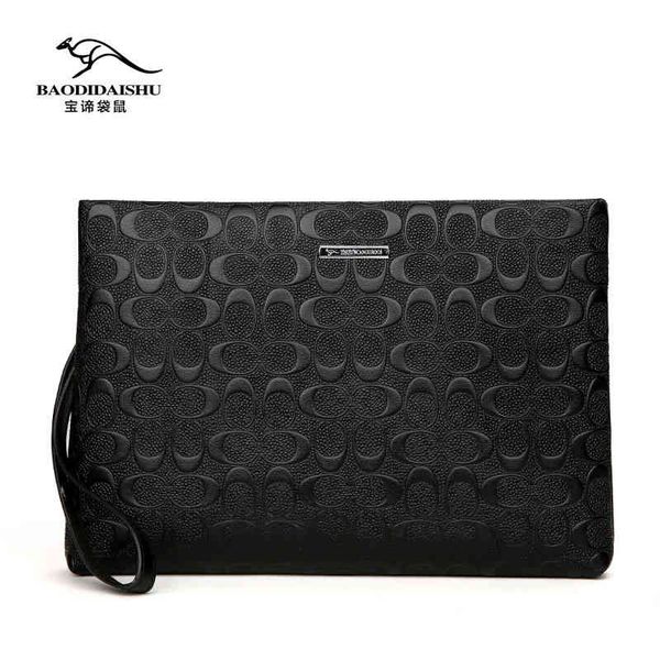 

handbags bags men's business high-capacity embossing 8810#, Black;red