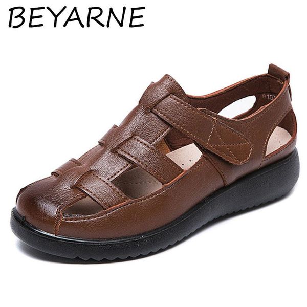 

sandals beyarne summer casual women wrap toe hollow out sports slides for ladies cover heel shoes woman concise solid footwear, Black