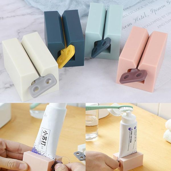 

multi-function toothpaste squeeze facial cleanser manual clip cleaning supplies companion squeezer toothbrush holders
