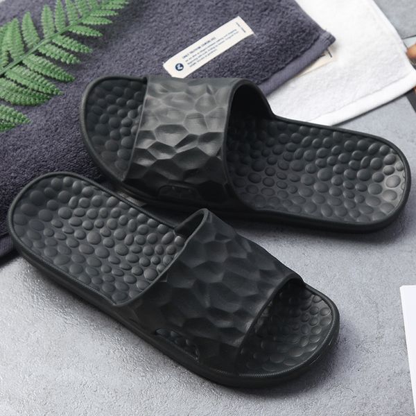 

70% off wholesale flip-flops shoes indoor home l sandals and slippers male summer non-slip bathroom women's men's flip flop shower, Black
