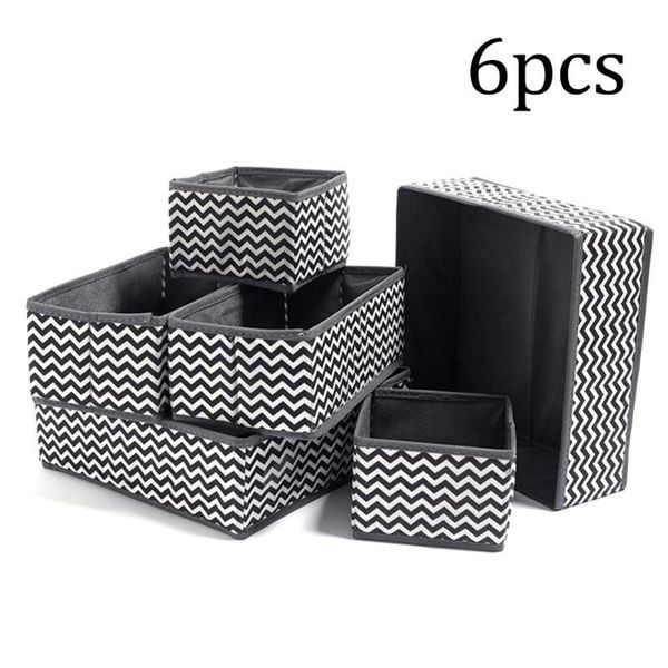 

storage drawers underwear box socks clothes bag non-woven folding 6 sets of 3 sizes