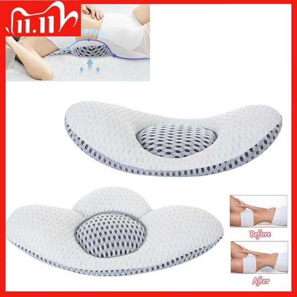 

comfort lumbar support pillow sleep cushion waist pad spine
