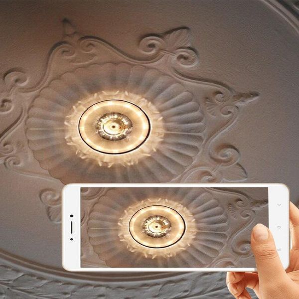 

ceiling lights modern lotus flower crystal light balcony porch restaurant cafe el living room lighting lamp