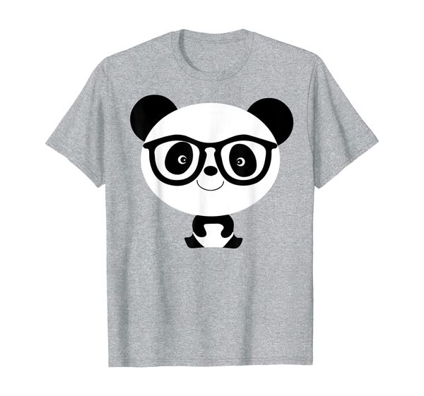 

baby panda bear nerd shirt | cool black white admirer gift, White;black