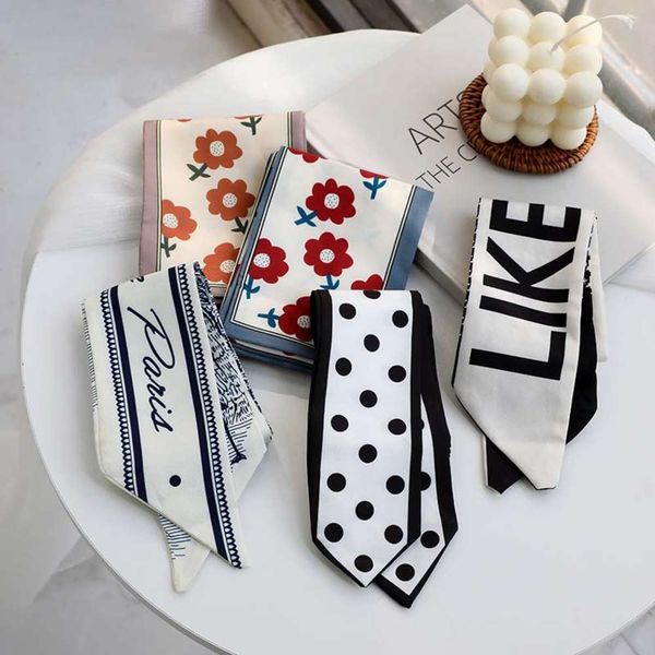 

scarf silk flower headband ribbon headband net red headdress girl, Blue;gray