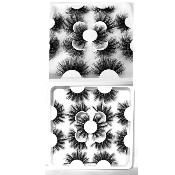 

false eyelashes reusable thick long cruelty-soft band extension wispy fluffy eye lashes 3d faux mink