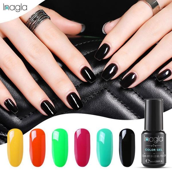 

(6pcs) inagla gel nail polish set 8ml kit uv for varnish manicure art1