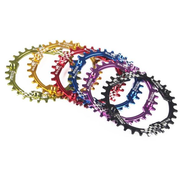 

bike heels & chainwheels 30t gear plate positive negative aluminum alloy single-speed disc mountain off-road racing round chain ring