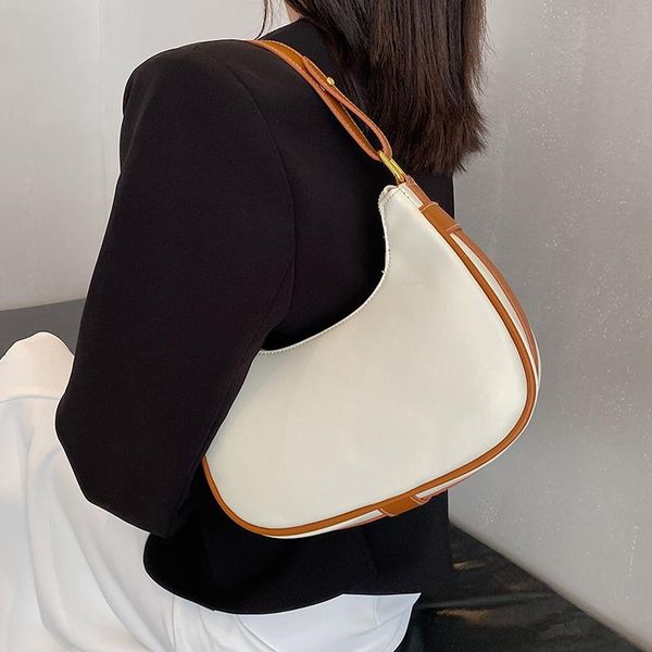

evening bags niche design premium bag 2021 fashionable women all-match crossbody underarm half-moon shoulder width: 24cm