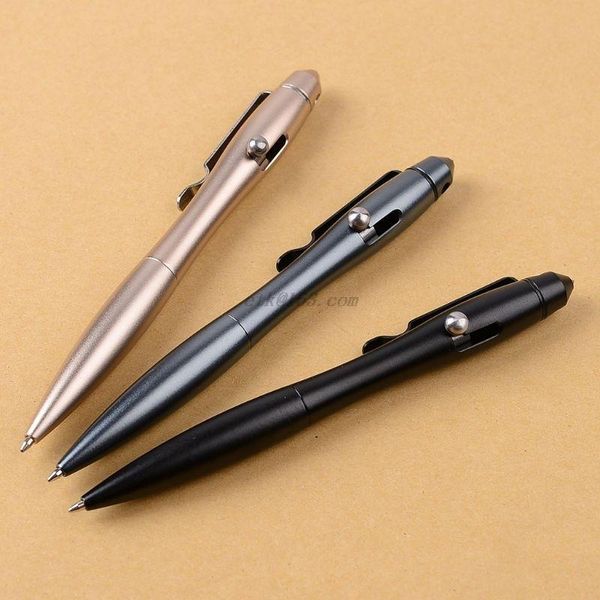 

gel pens practical solid aluminum alloy ink pen retro bolt action writing tool school office stationery supplies