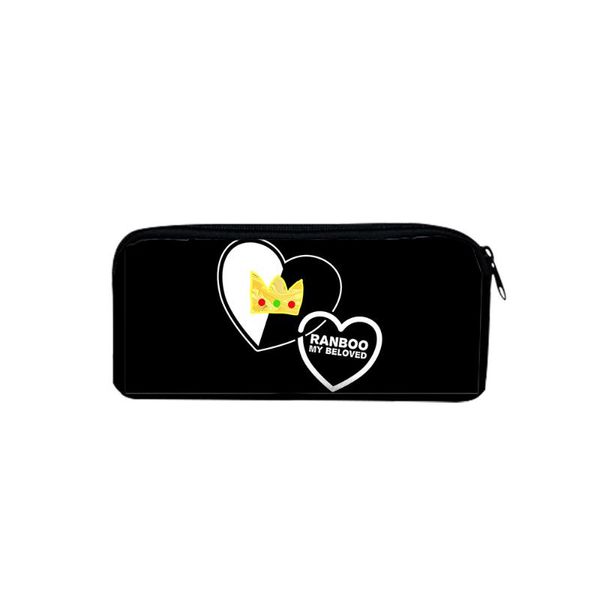 

cosmetic bags & cases dream smp ranboo merch boy girl pencil box child stationery storage bag simple student pen