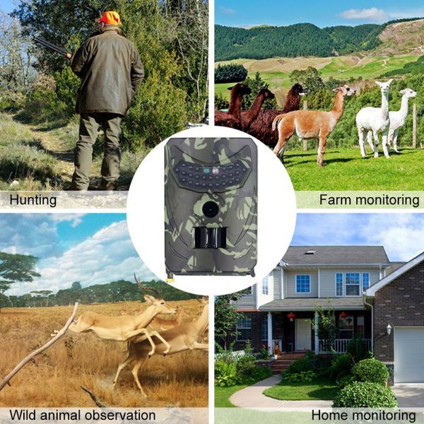 

pr100-1 hunting cameras 12mp 1080p trail camera wildcamera wild surveillance ip56 wildlife game ir for gift