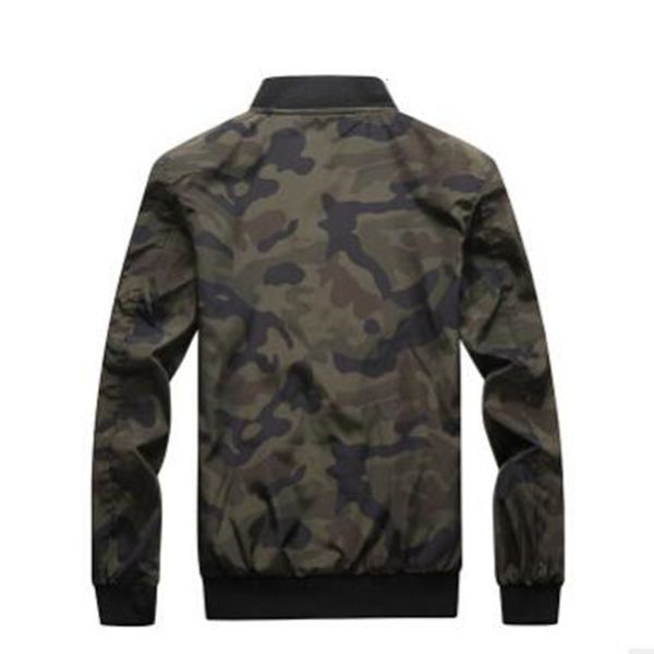 

spring fashion camouflage men's casual jacket, Black