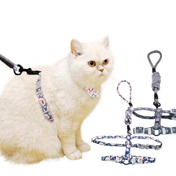 

anti lost cat chest leash belt breathable pet vest small medium dog strap firm traction rope comfortable supplies collars & leads