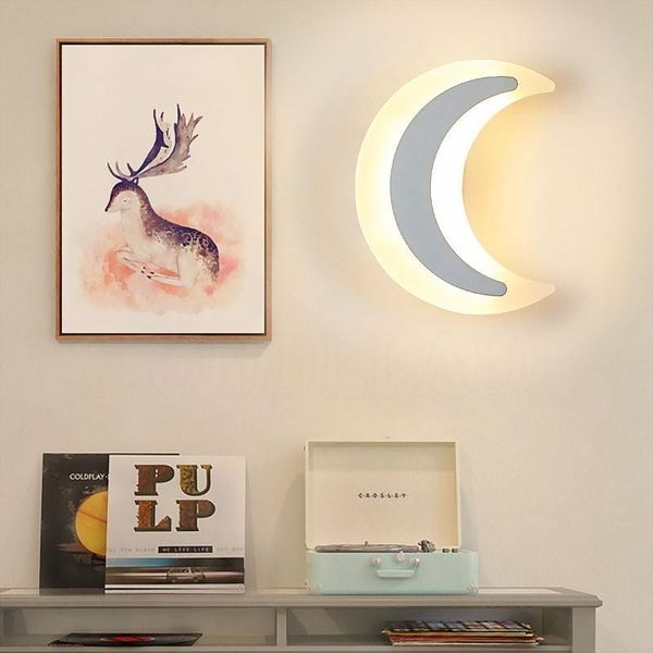 

wall lamp modern minimalist led moon lamps living room balcony staircase corridor aisle bedroom acrylic light fixture